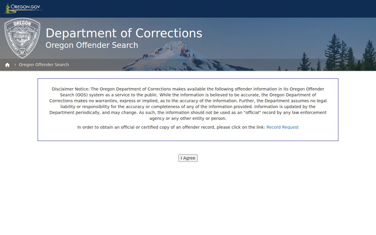 Linn County criminal history Oregon Offender Search